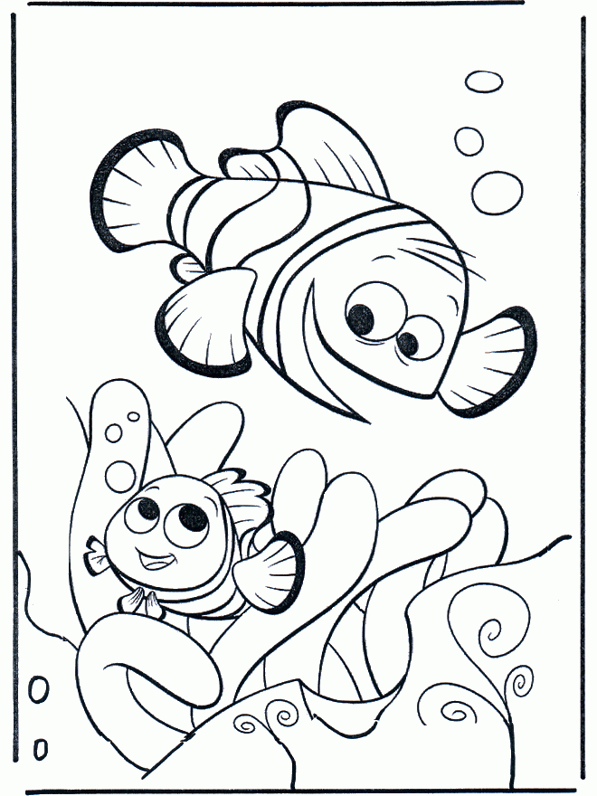 Printable Nemo Coloring Pages