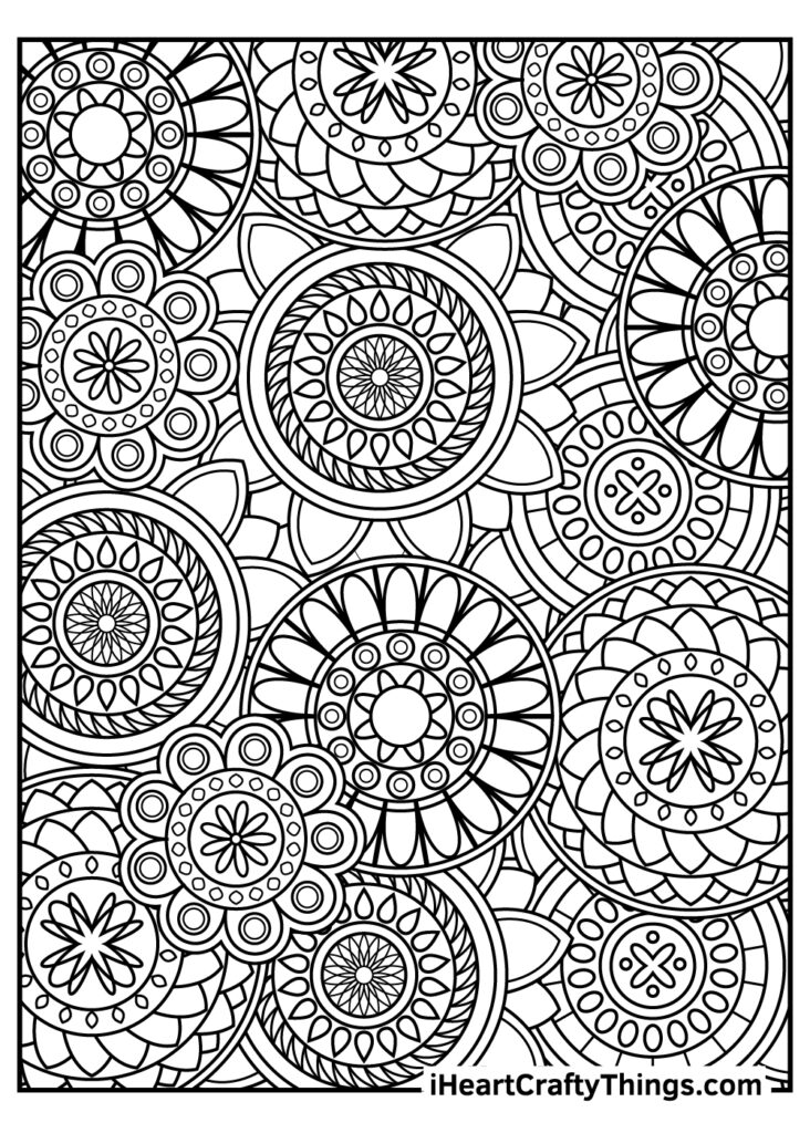 Printable Stress Relief Coloring Pages