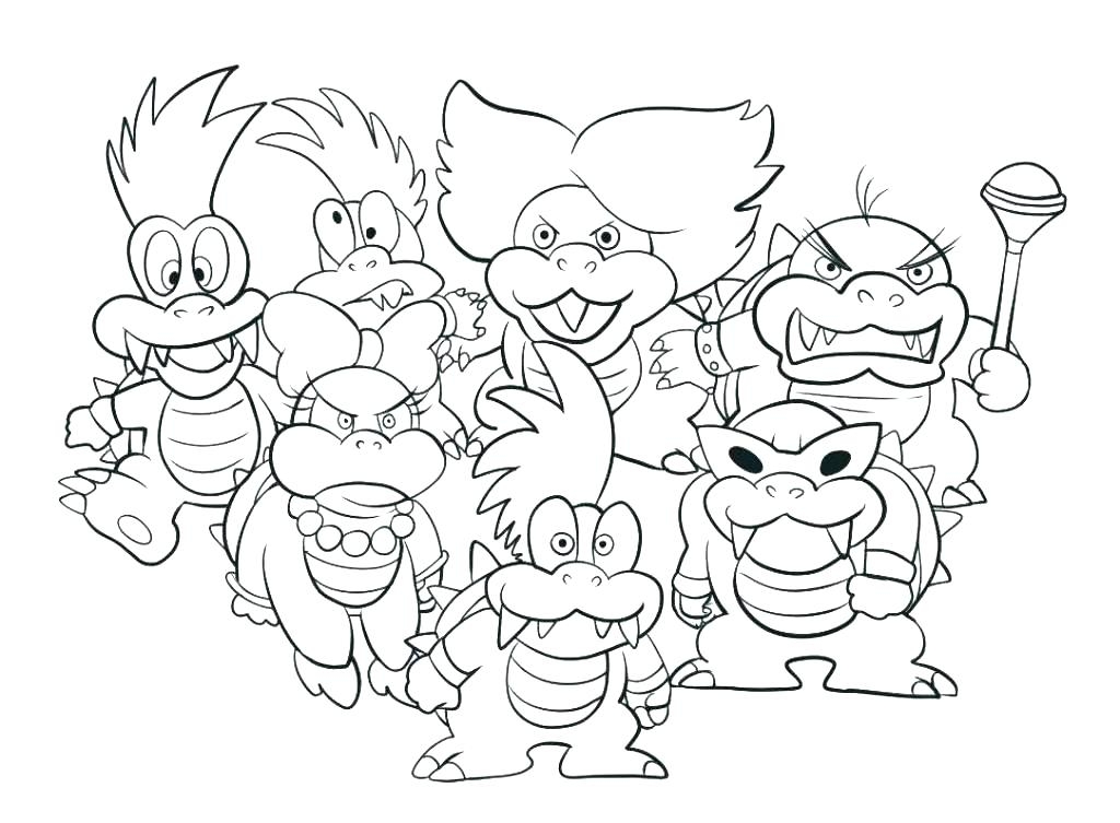 Printable Super Mario 3D World Coloring Pages