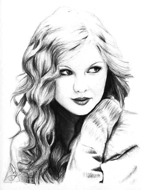 Printable Taylor Swift Coloring Pages