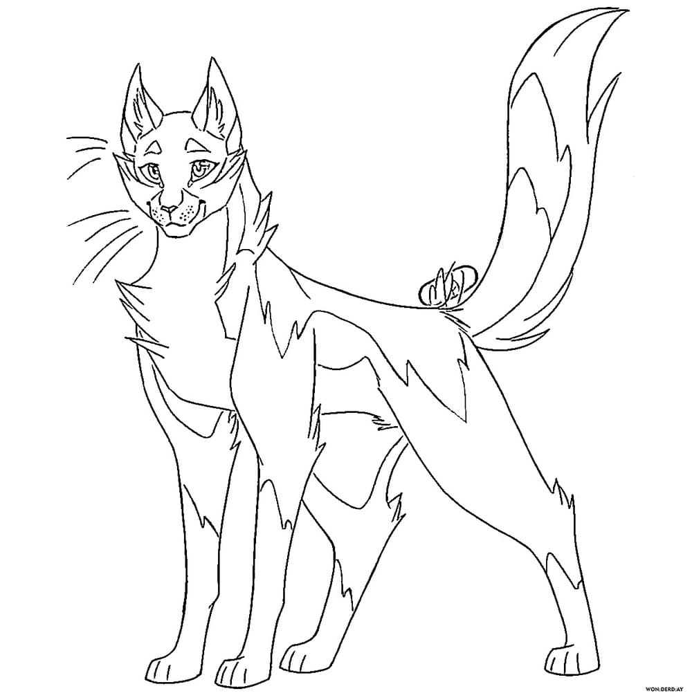 Printable Warrior Cats Coloring Pages