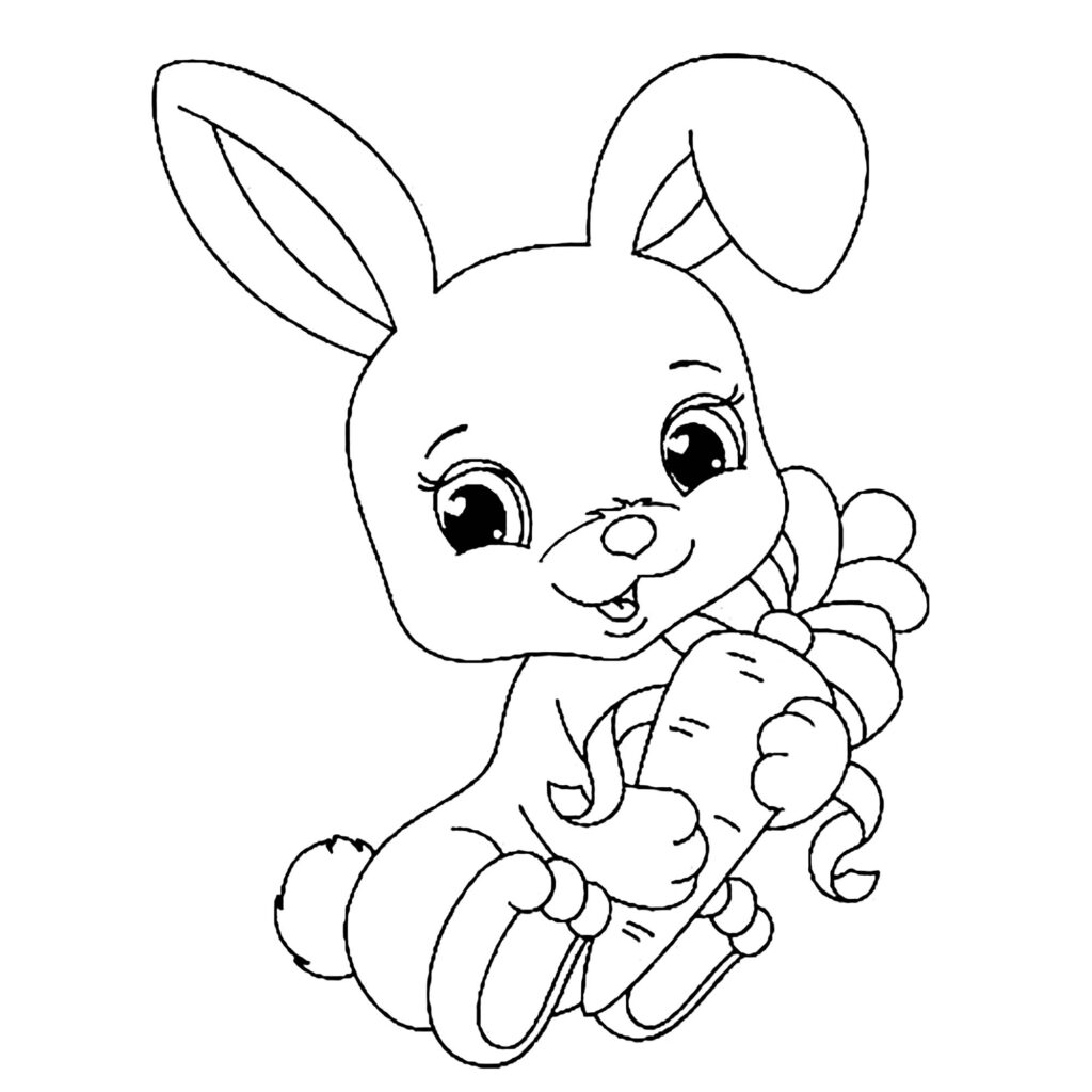Rabbit Coloring Pages Printable