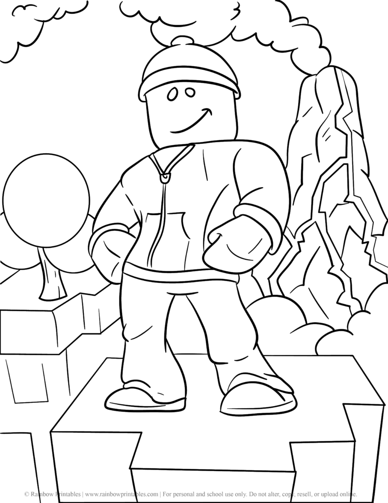 Roblox Coloring Pages Printable