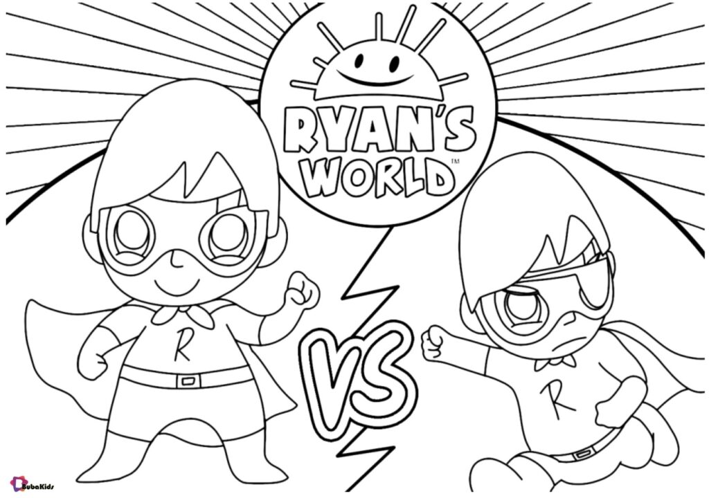 Ryan S World Coloring Pages Free Printable