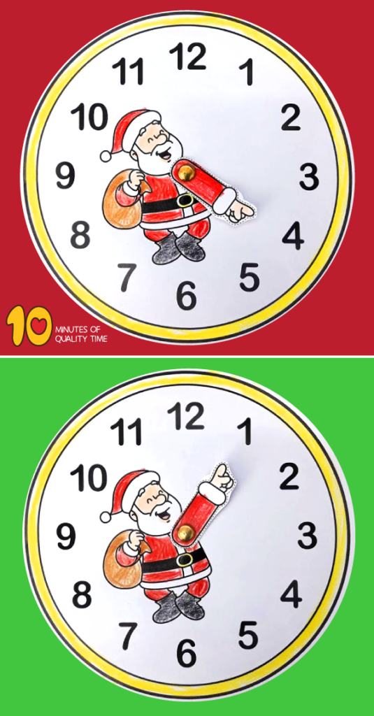 Santa Clock Countdown 10 Minutes Of Quality Time