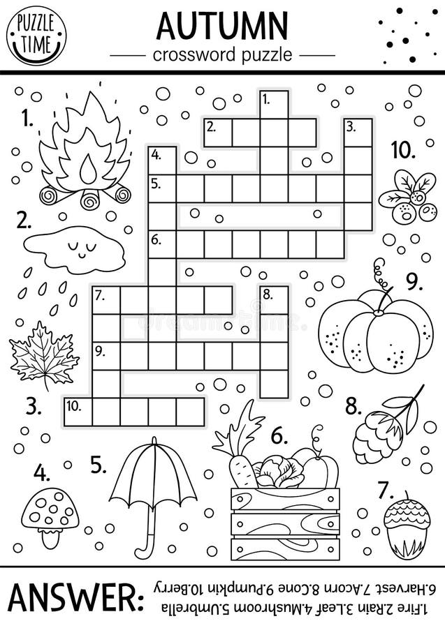 Seasonal Crossword Puzzles