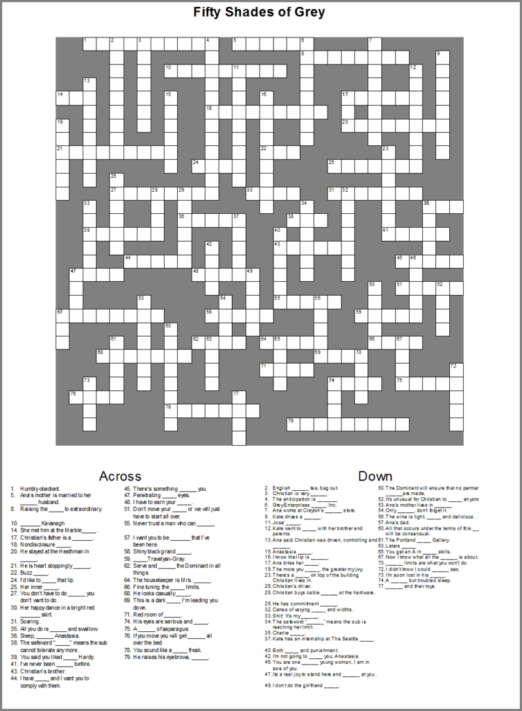 Seattle Times Printable Crossword Puzzle Printable Crossword Puzzles 