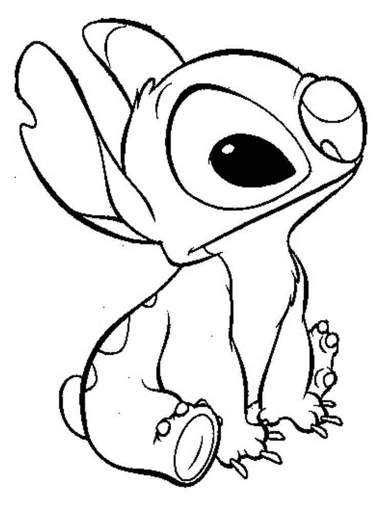 Stitch Coloring Pages