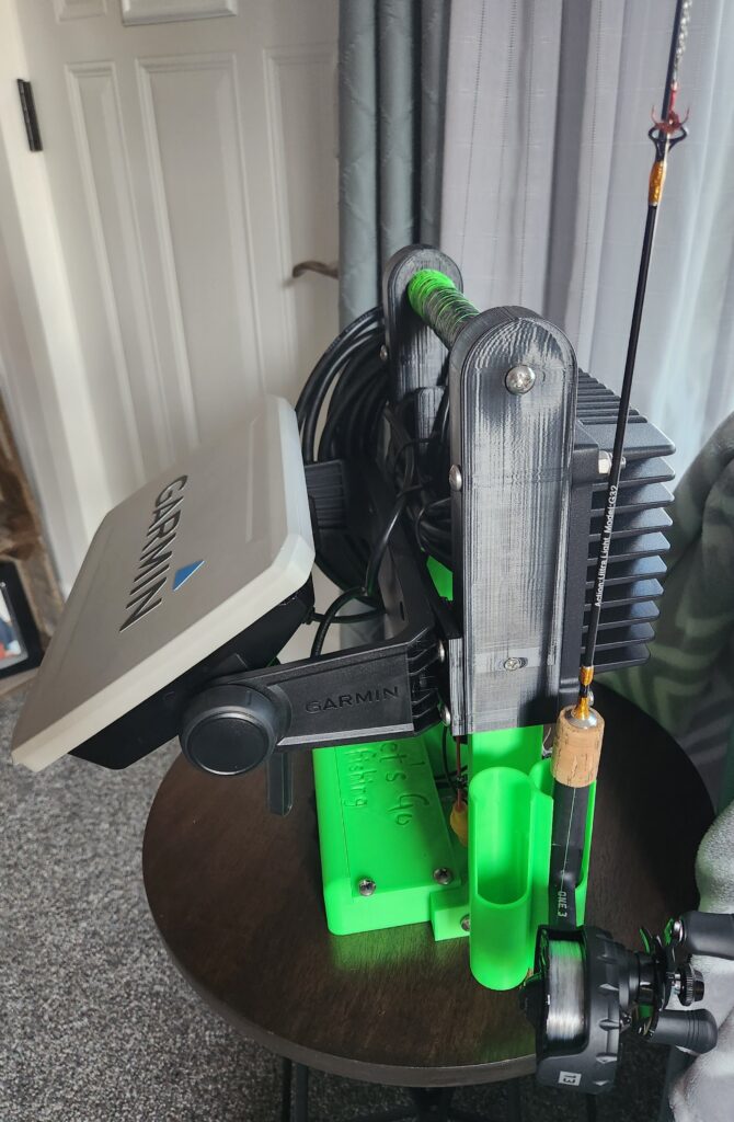 STL File Garmin Livescope Hole Hopping Shuttle 3MF 3D Printable 