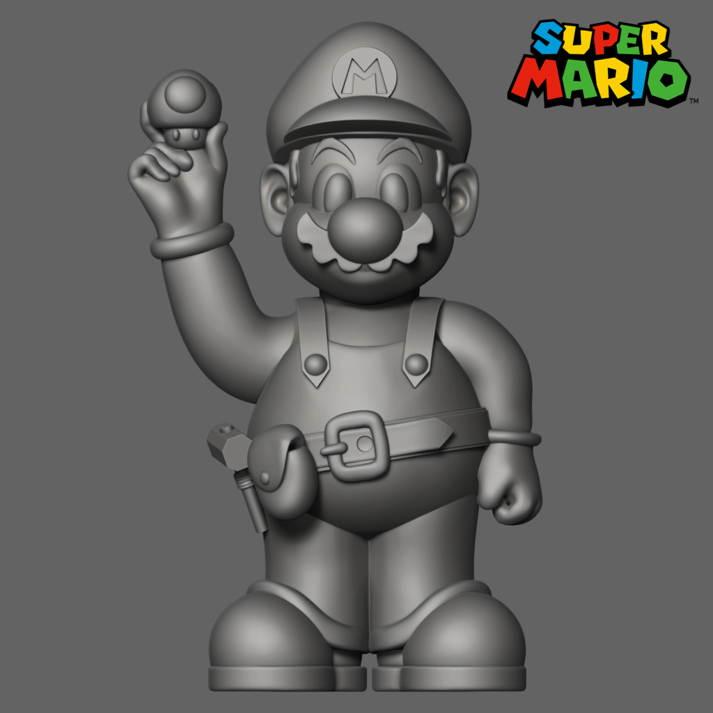 STL File SUPER MARIO 3D Print Object To Download Cults
