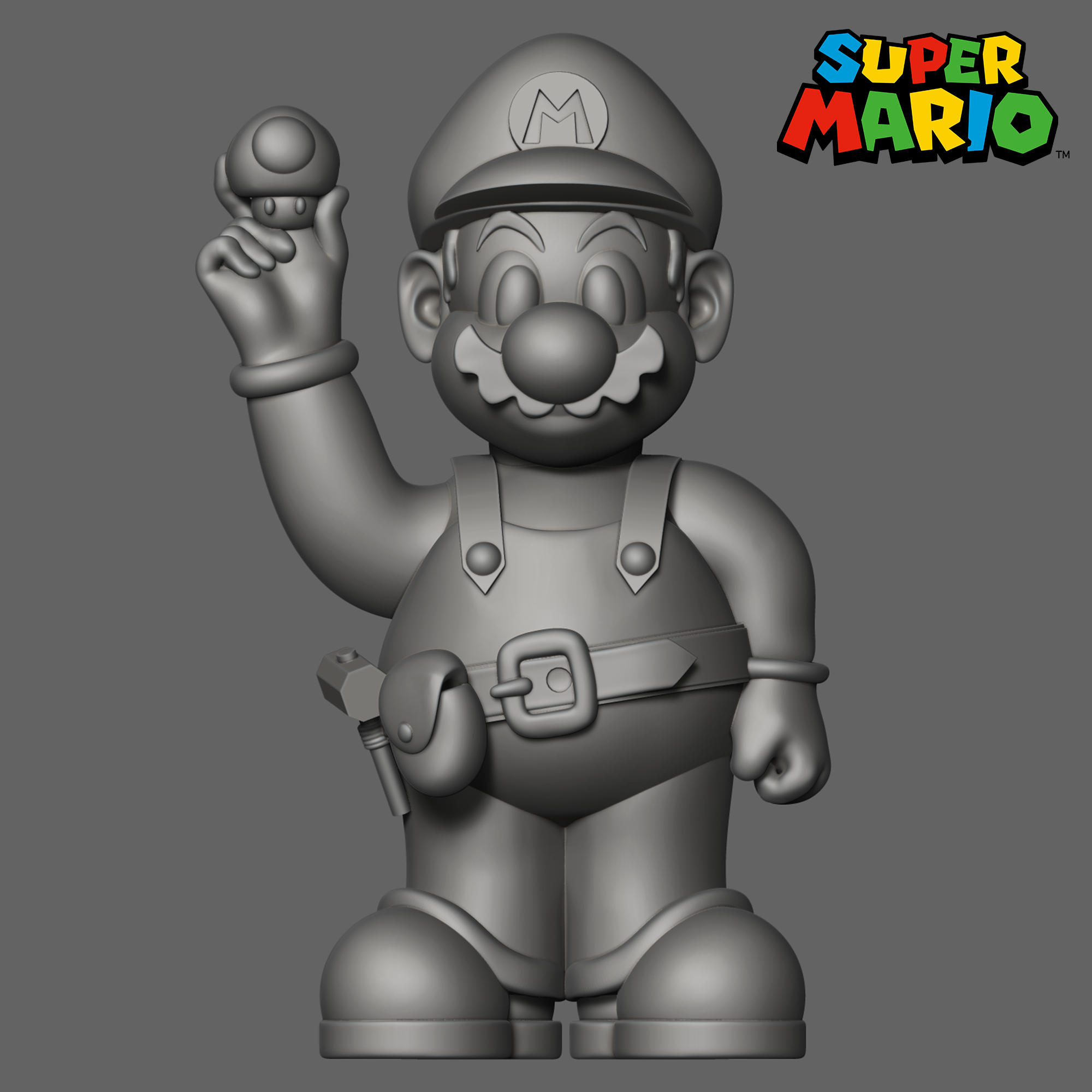 STL File SUPER MARIO 3D Print Object To Download Cults