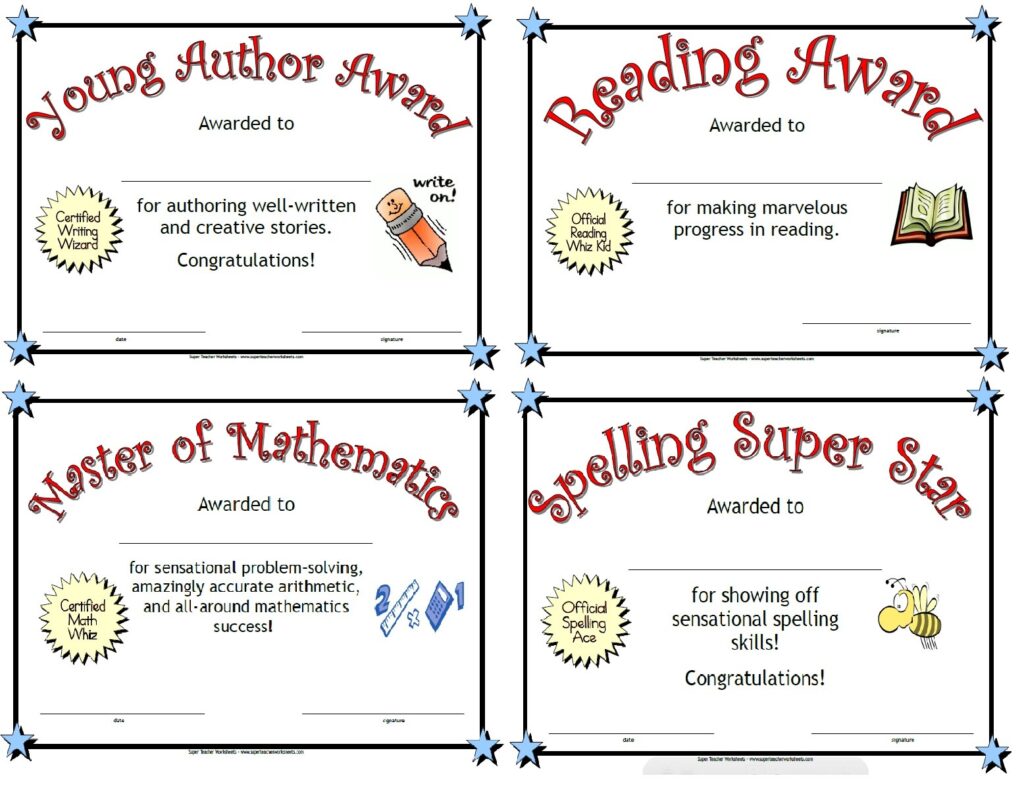 Super Teachers Free Printable Worksheets