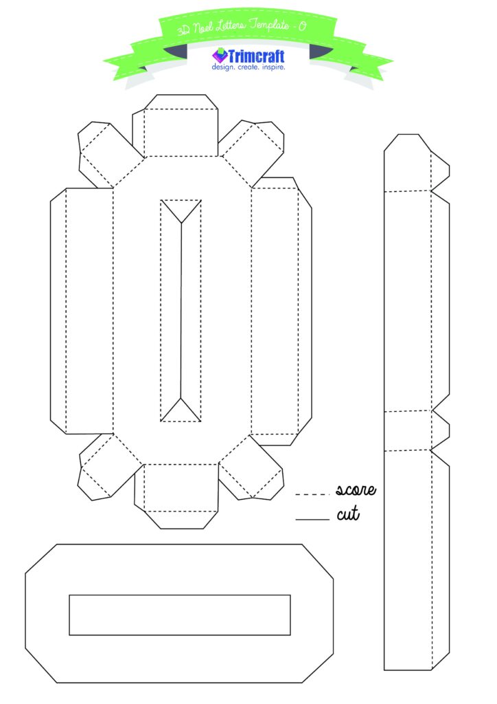 Template For 3D Letters Printable Kids Entertainment
