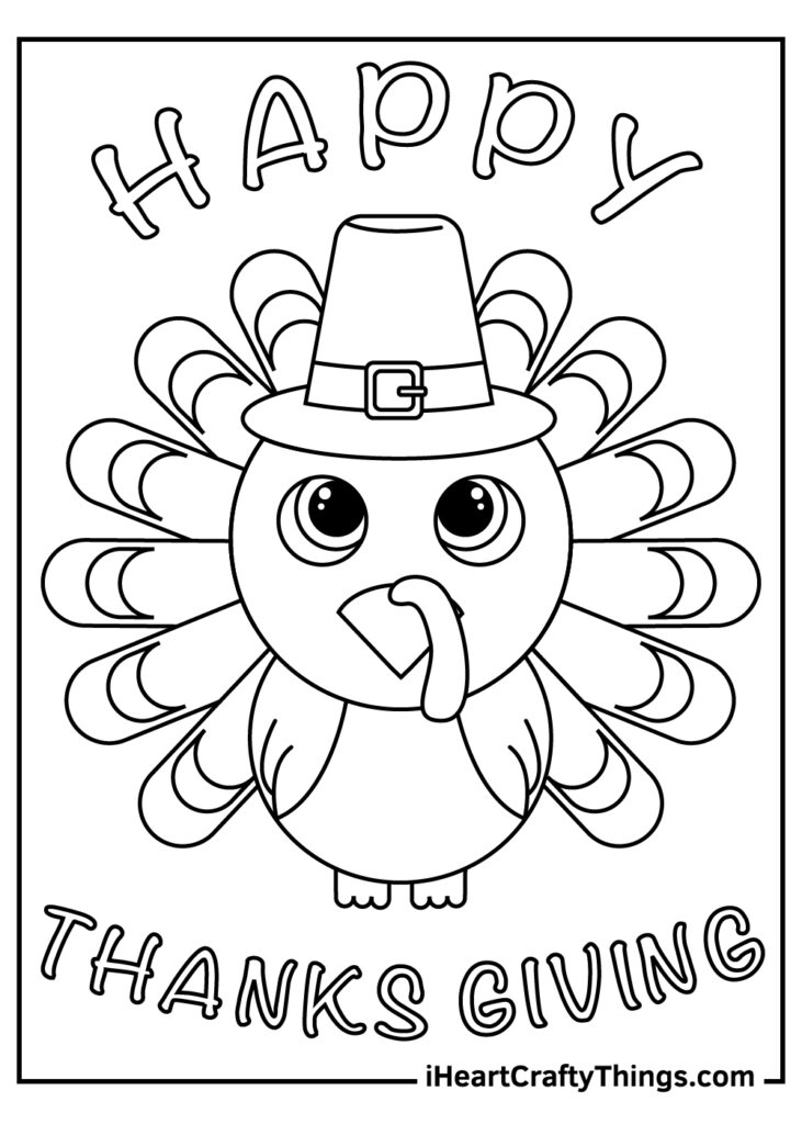 Thanksgiving Color Sheets Free Printable