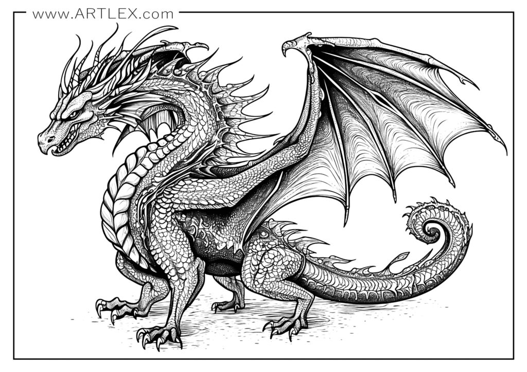 The Flight Of Dragons Coloring Pages Free Coloring Pages Printables