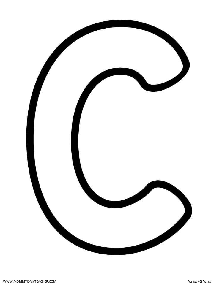 The Letter C Printable