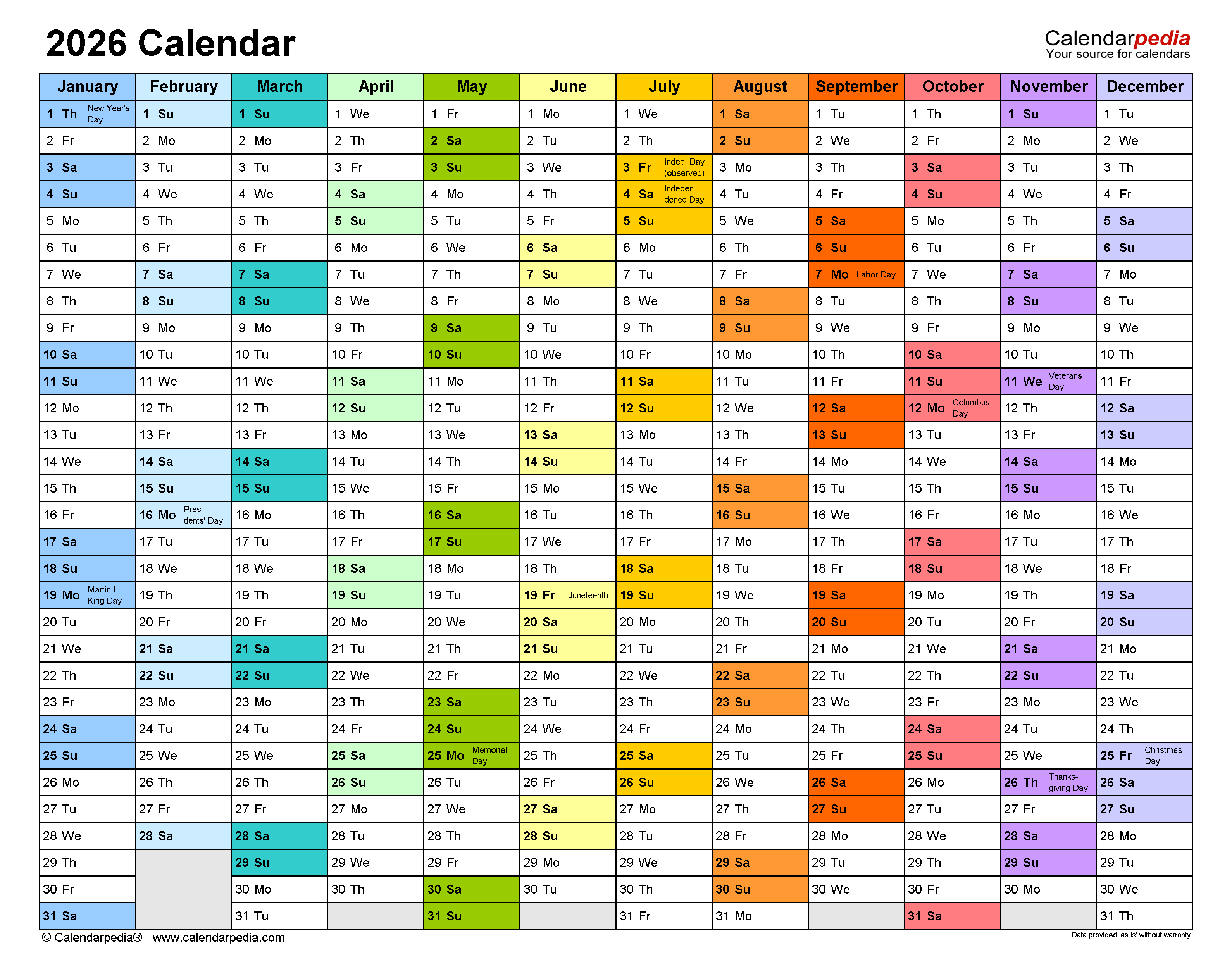 The Value Of A Free Printable Calendar Organizing Your 2026 School