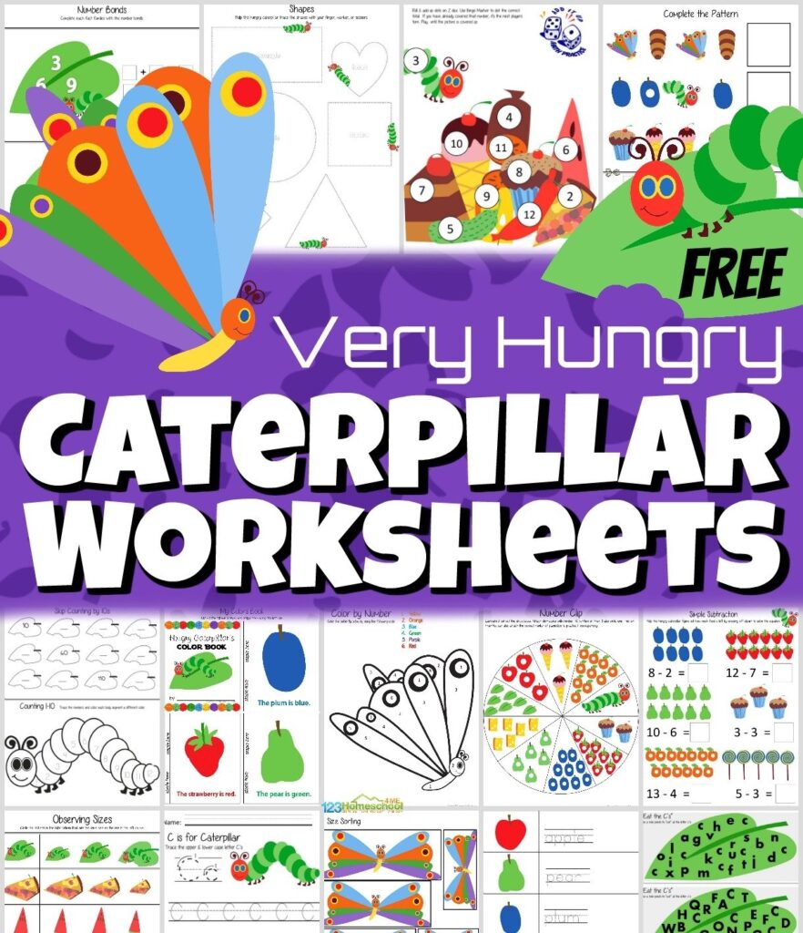 The Very Hungry Caterpillar Printables