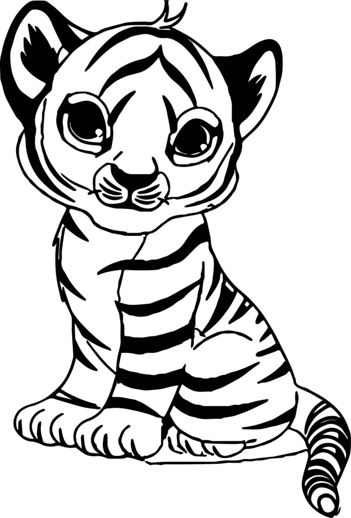 Tiger Printable Coloring Pages