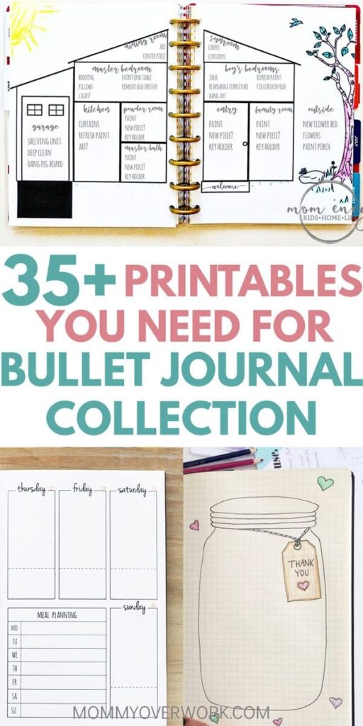 TOP 40 FREE Bullet Journal Printables For BUJO JUNKIES