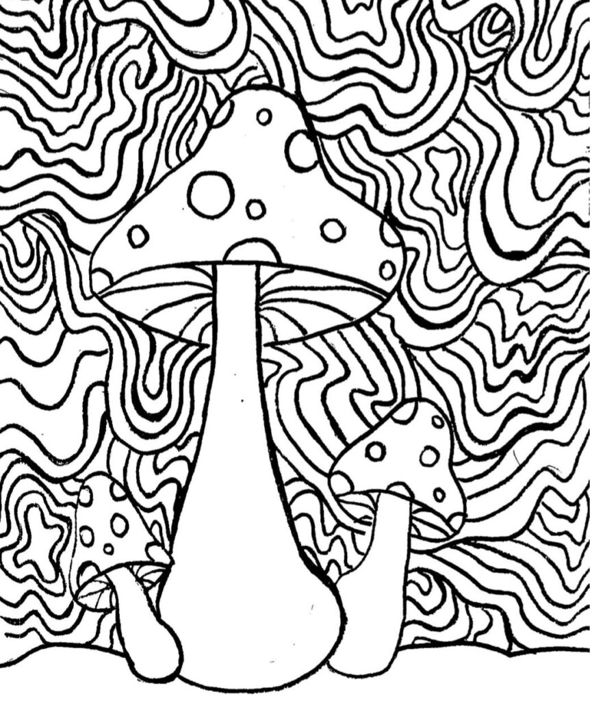 Trippy Coloring Pages Free Coloring Pages Printables