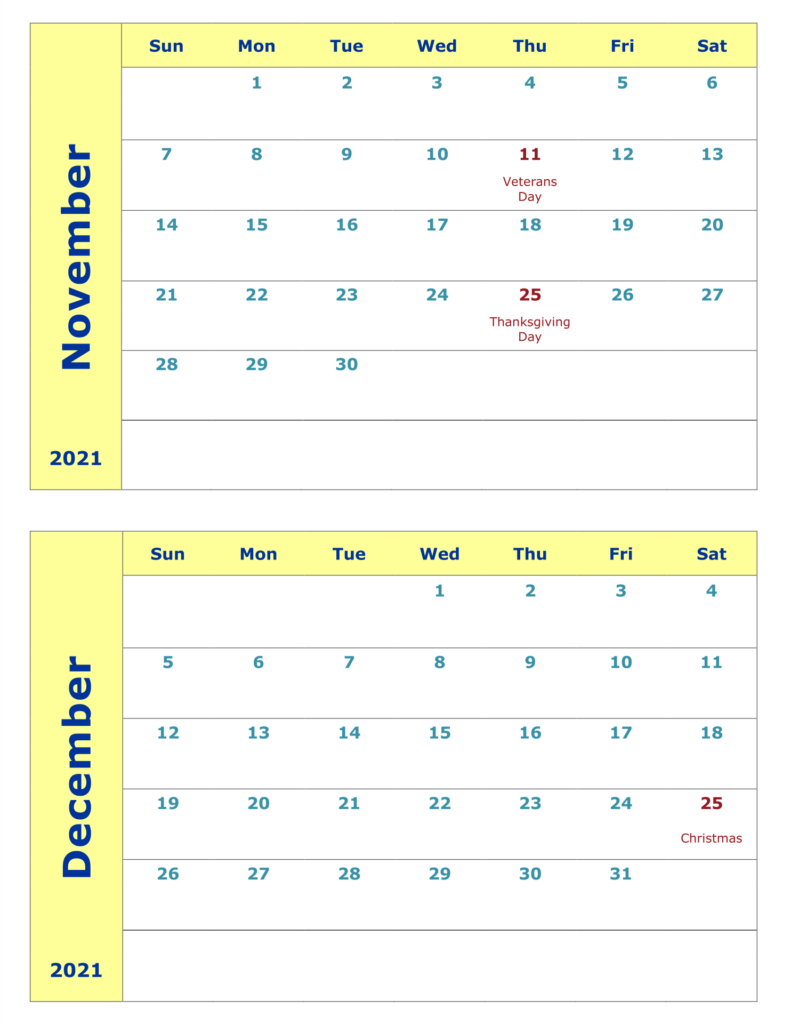 Two Month Calendar 10 Free PDF Printables Printablee