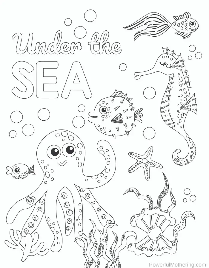 Under The Sea Printables Free