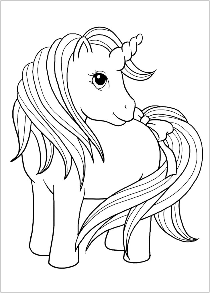 Unicorn Printable Coloring Sheets