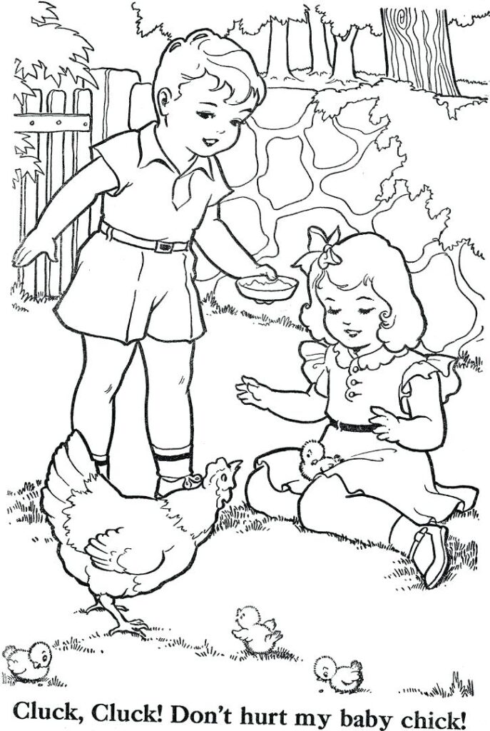 Vintage Coloring Pages At GetColorings Free Printable Colorings