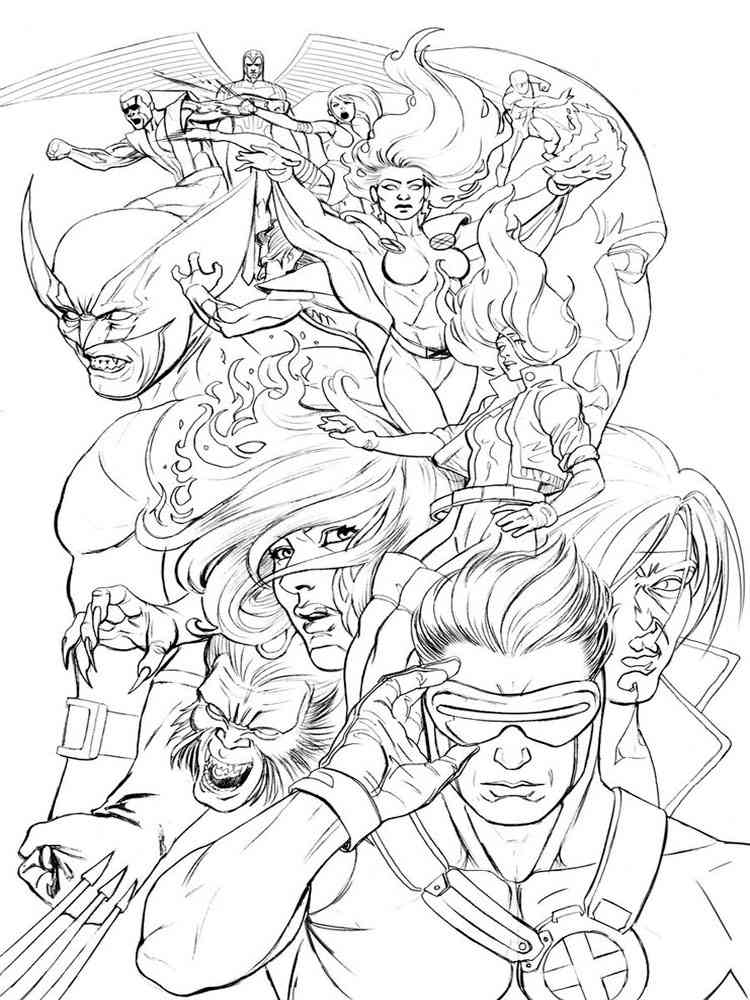 X men Coloring Pages
