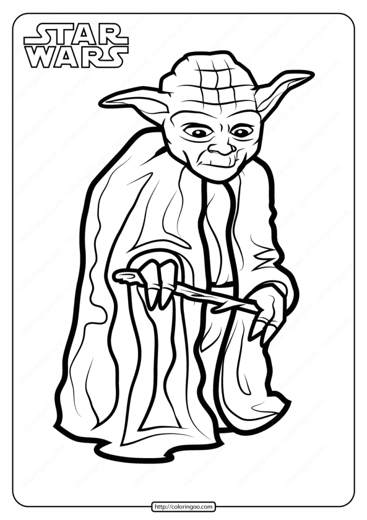 Yoda Coloring Pages Printable