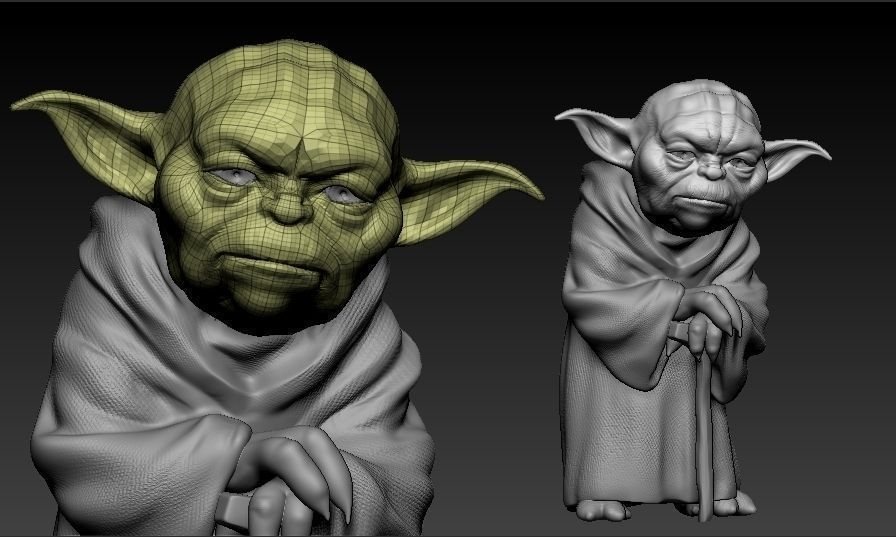 Yoda Figurine Free 3D Model 3D Printable CGTrader