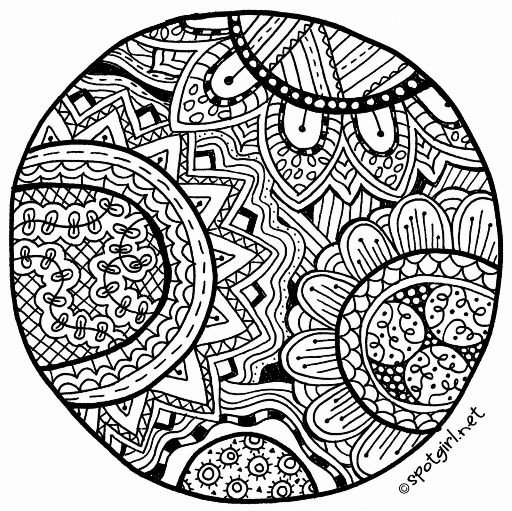 Zentangle Printable Patterns