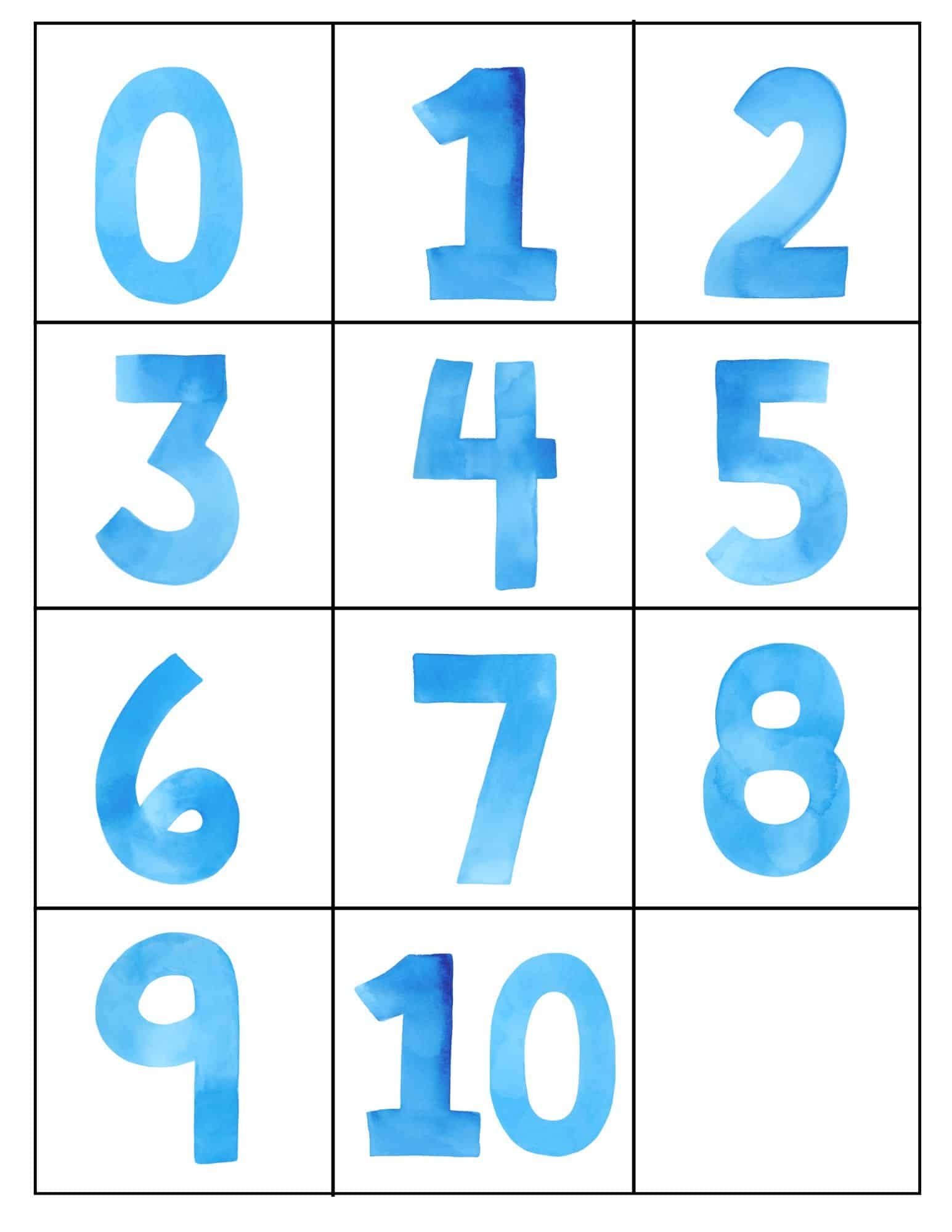 0 10 Printable Numbers Free Templates In All Sizes 