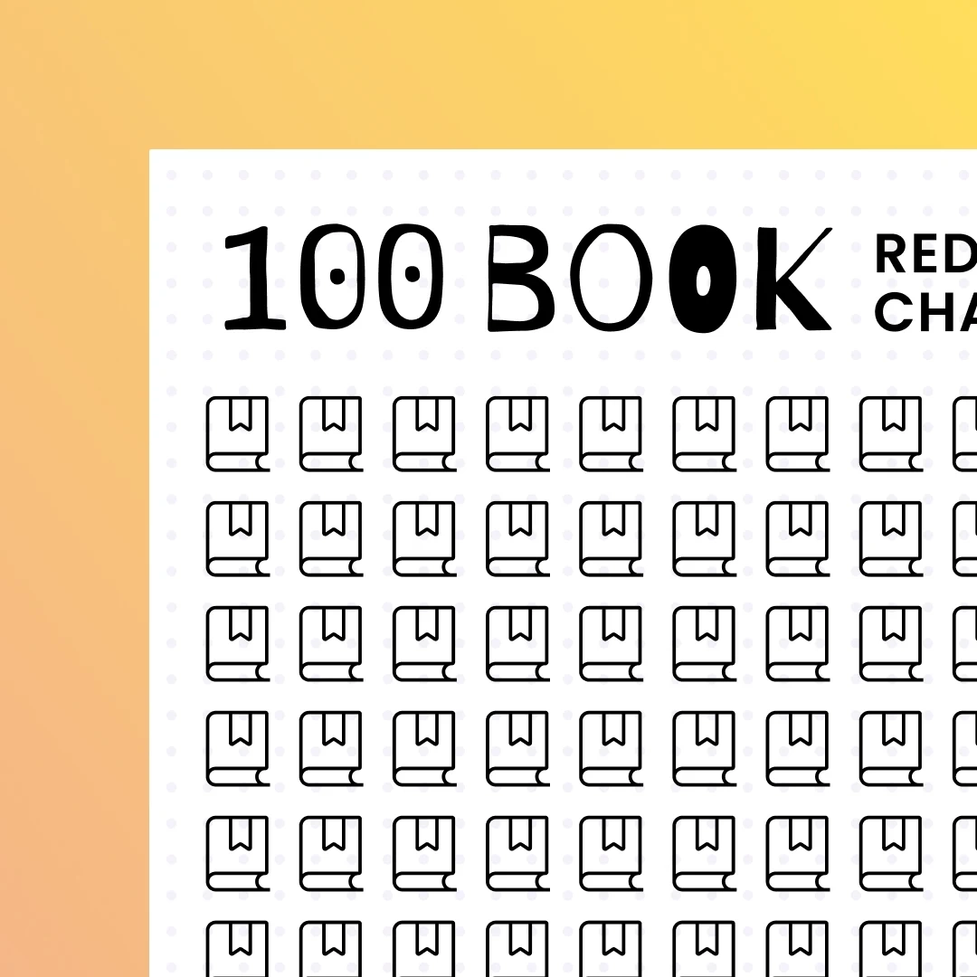 100 Book Reading Chart Free Printable Tracker To Reach Your Reading Goals