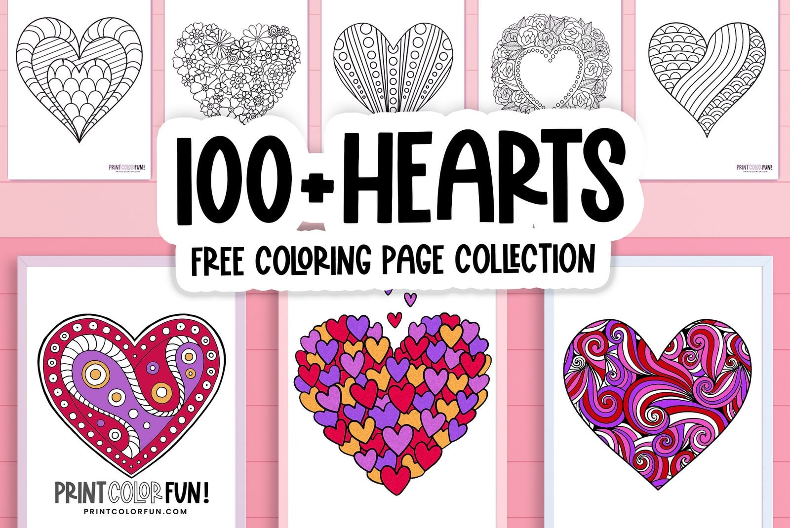 100 Printable Heart Coloring Pages A Huge Collection Of Hearts For Coloring Crafting Learning At PrintColorFun 100 Printable Heart Coloring Pages A Huge Collection Of Hearts For Coloring Crafting Learning At PrintColorFun
