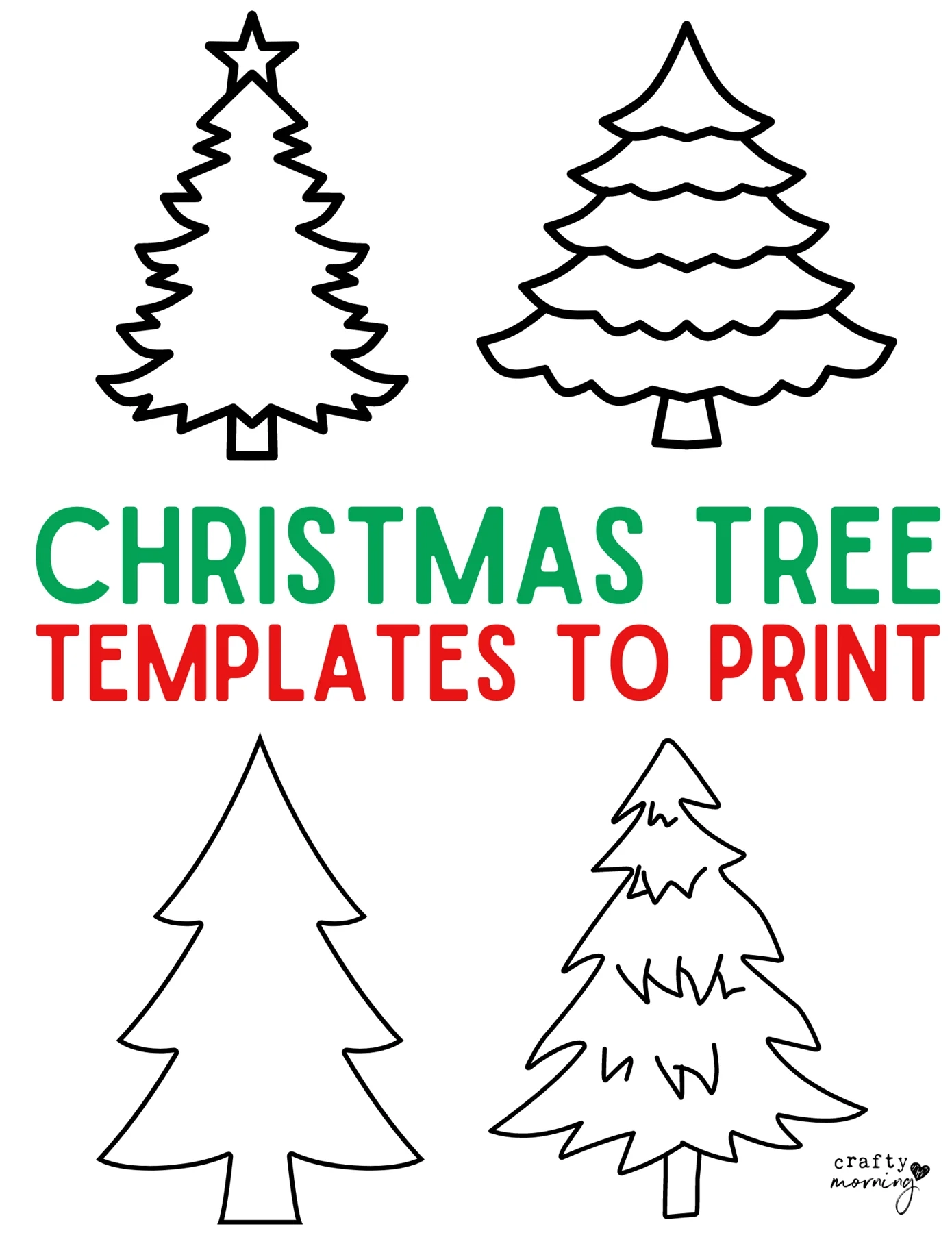 11 Free Christmas Tree Templates Crafty Morning 11 Free Christmas Tree Templates Crafty Morning