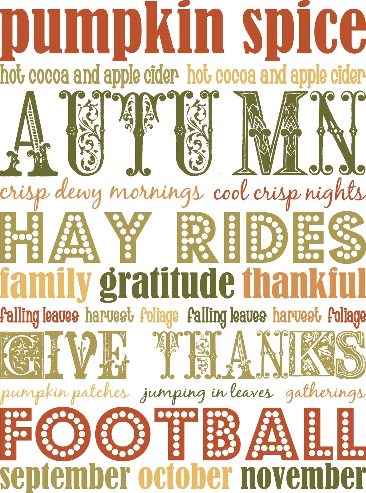 12 Free Fall Printables My Blessed Life 