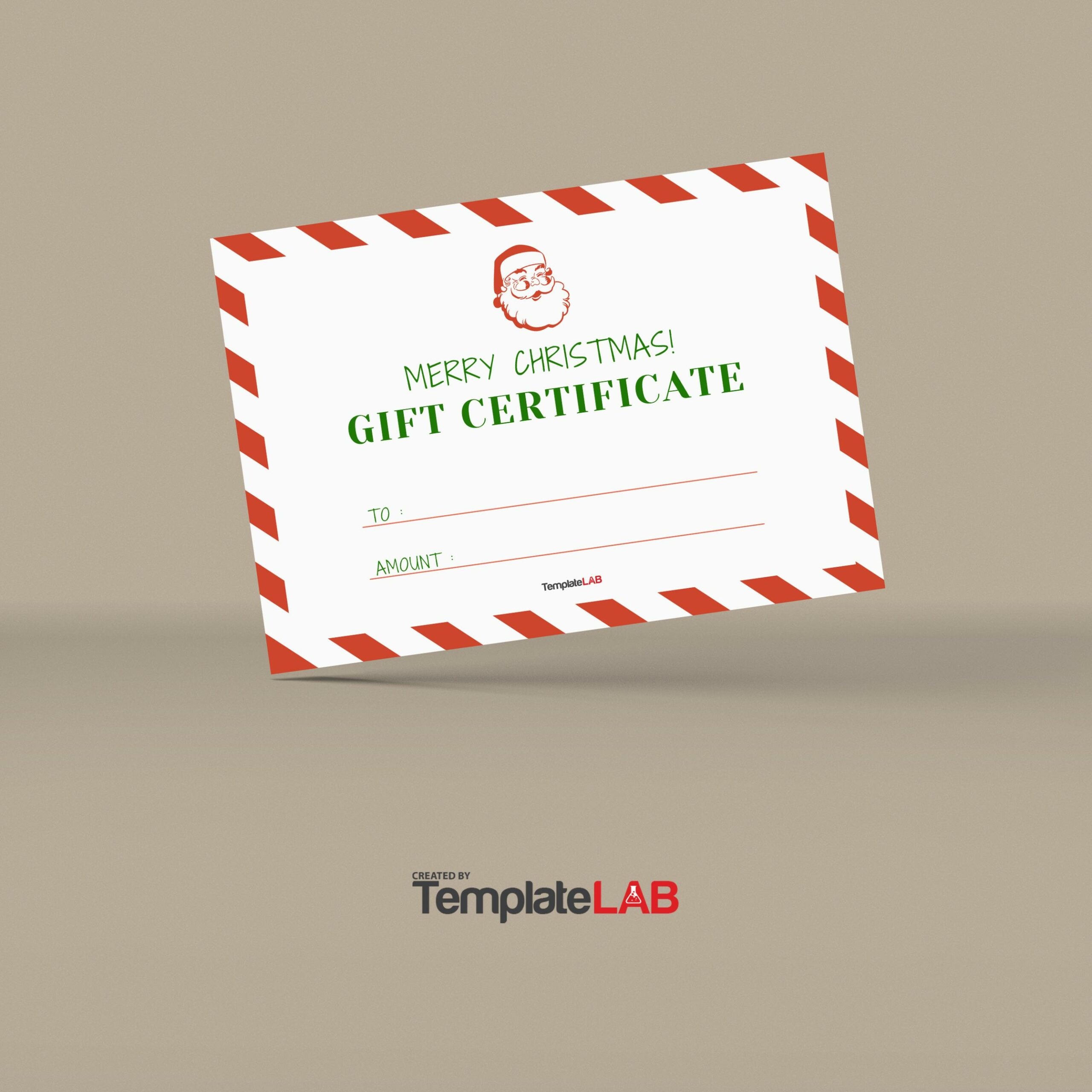13 Free Christmas Gift Certificate Templates Word PDF TemplateLab