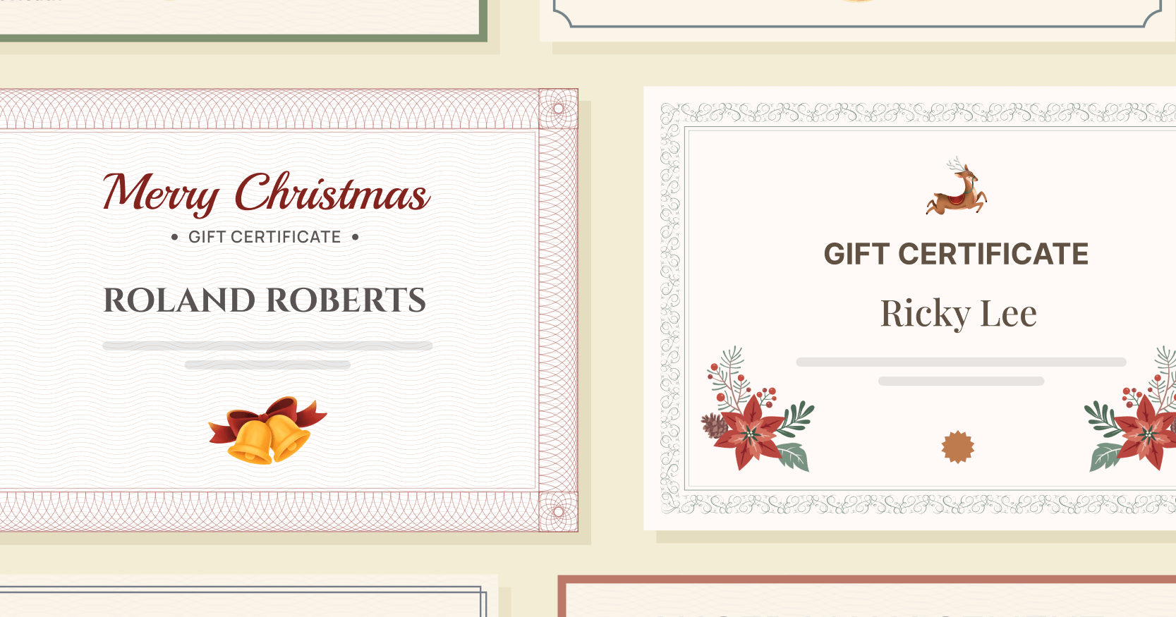 15 Christmas Gift Certificate Templates To Download For Free