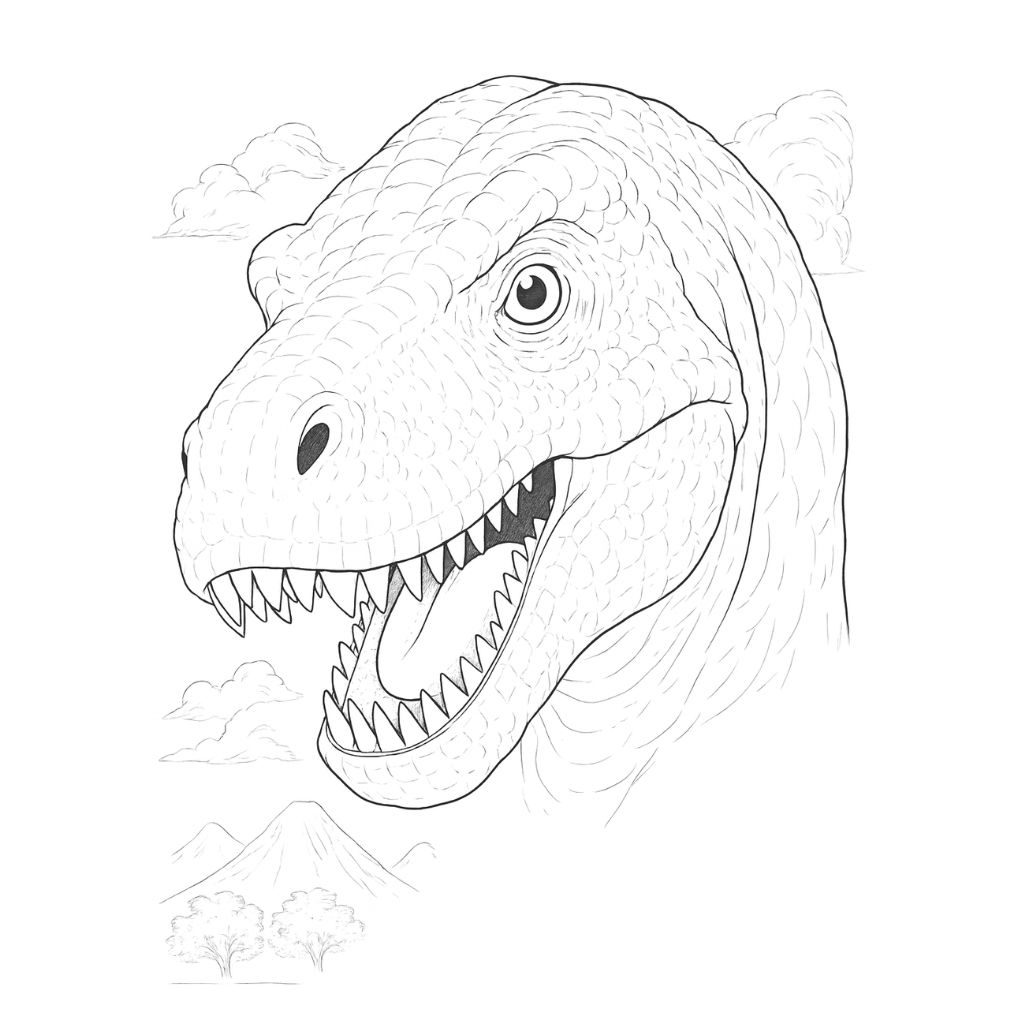 15 Dinosaur Coloring Pages Free Printables For Kids And Adults