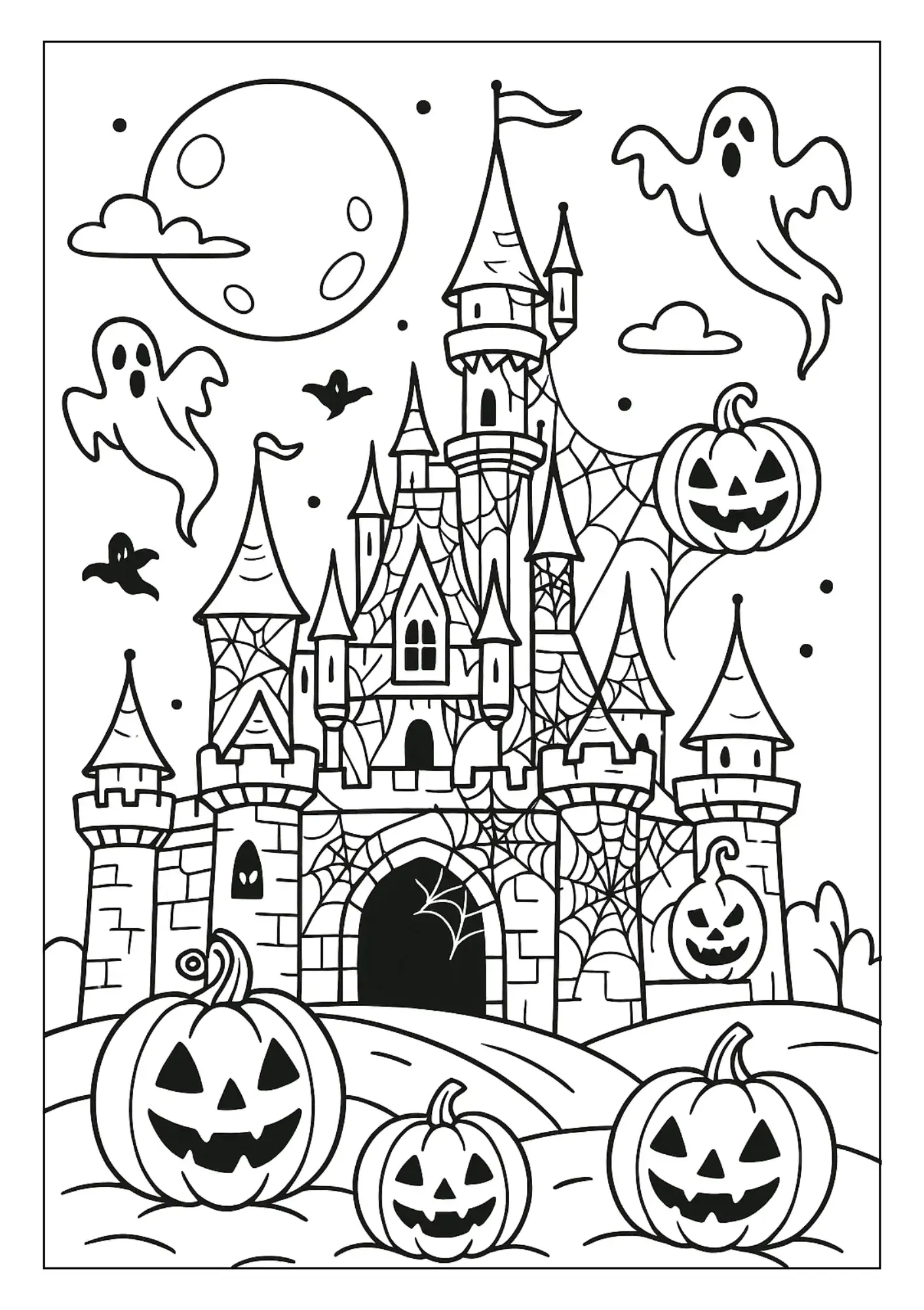 15 Disney Halloween Coloring Pages For Kids And Adults