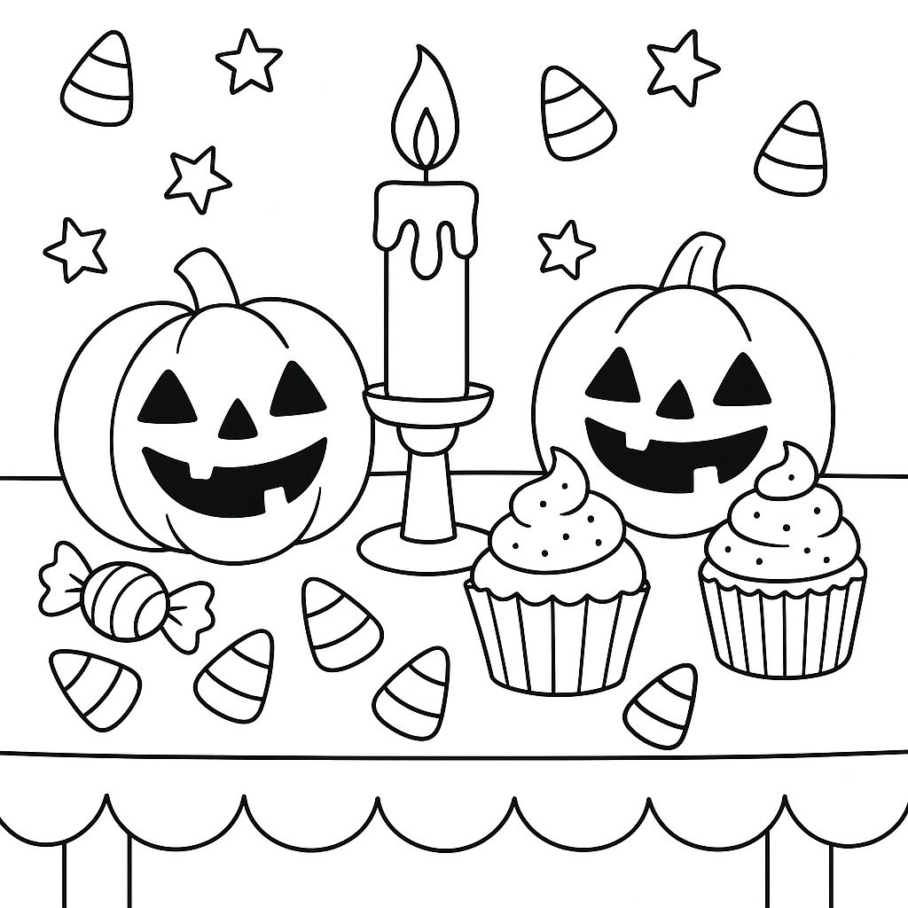 15 Free Printable Halloween Coloring Pages For Kids Fun PDFs