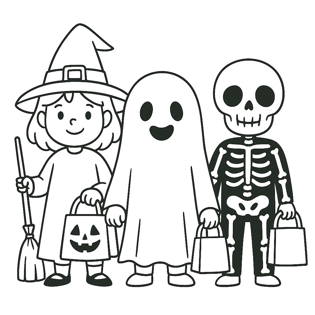 15 Free Printable Halloween Coloring Pages For Kids Fun PDFs