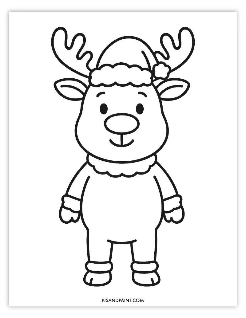 16 Free Printable Christmas Coloring Pages For Kids Pjs And Paint
