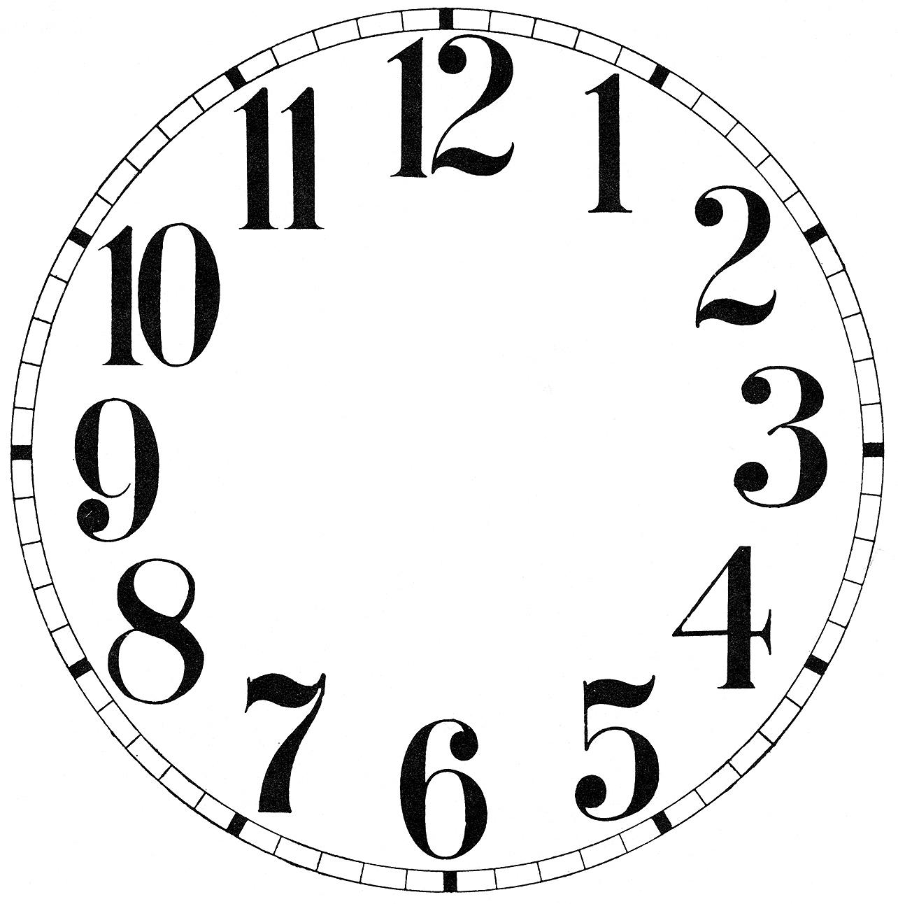 17 Clock Face Images Print Your Own