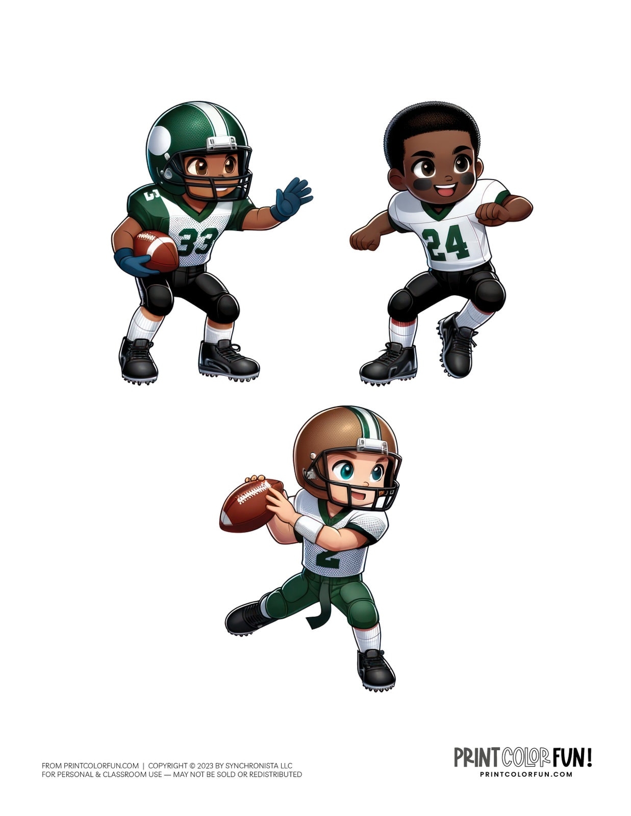 17 Free Football Coloring Pages Party Printables At PrintColorFun