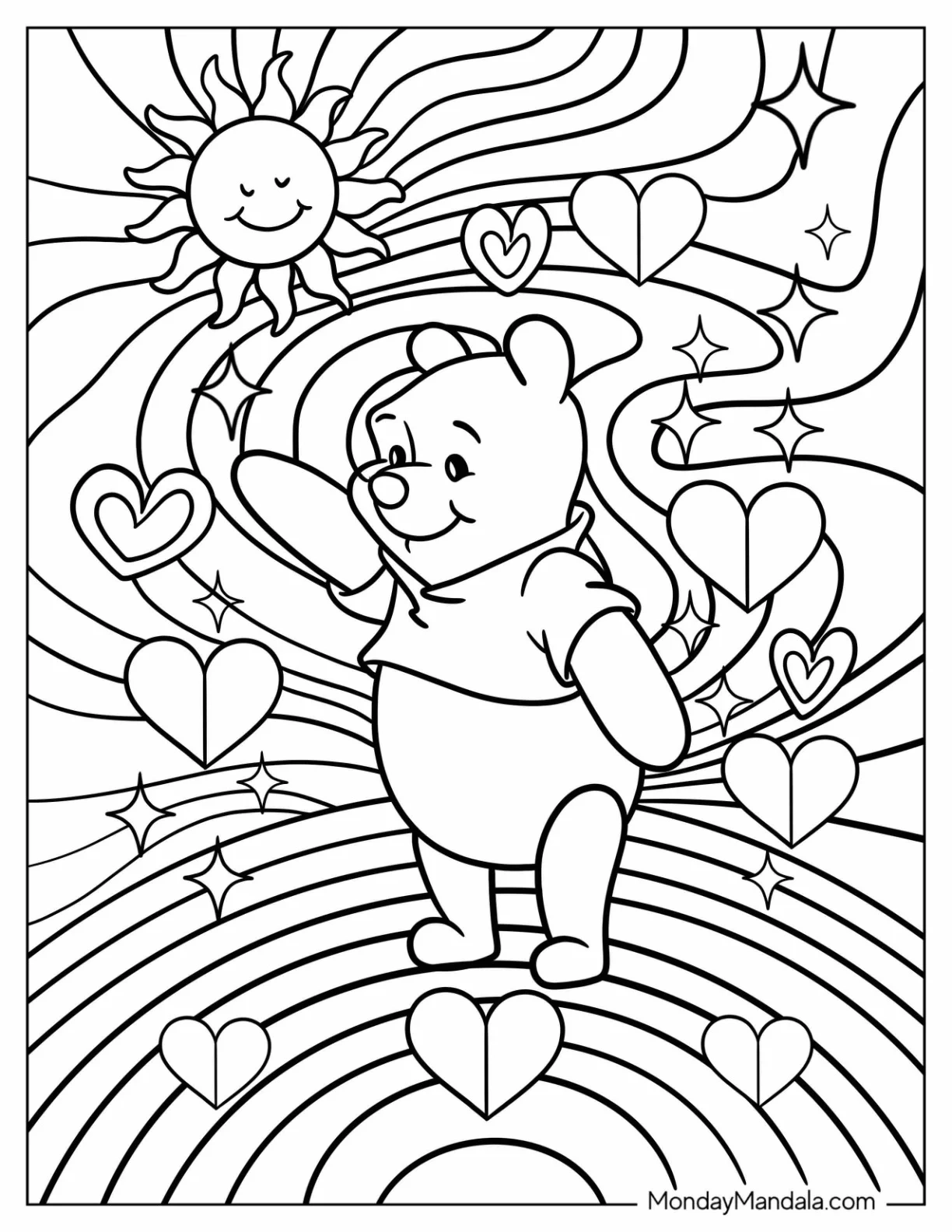 20 Disney Coloring Pages For Adults Free PDF Printables