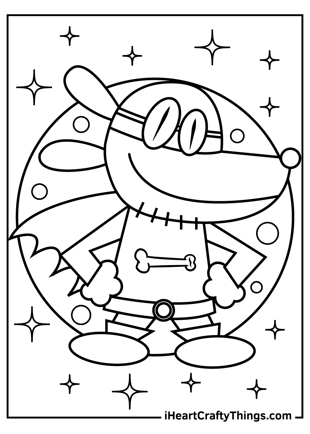 20 Dog Man Coloring Pages Printable PDF Sheets For Free 