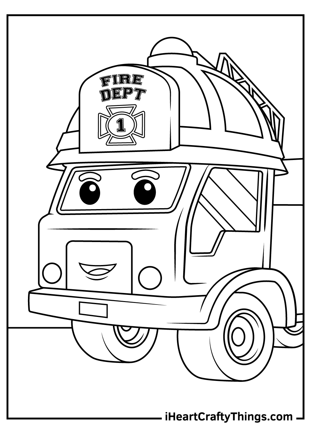 20 Fire Department Coloring Pages 100 Free Printables 